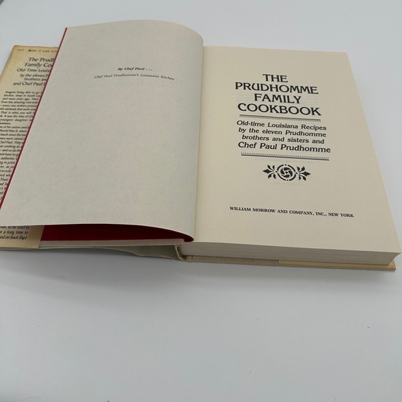 The Prudhomme Family Cookbook Old Time Louisiana Recipes 1987 Cookbook HB - Picture 2 of 10